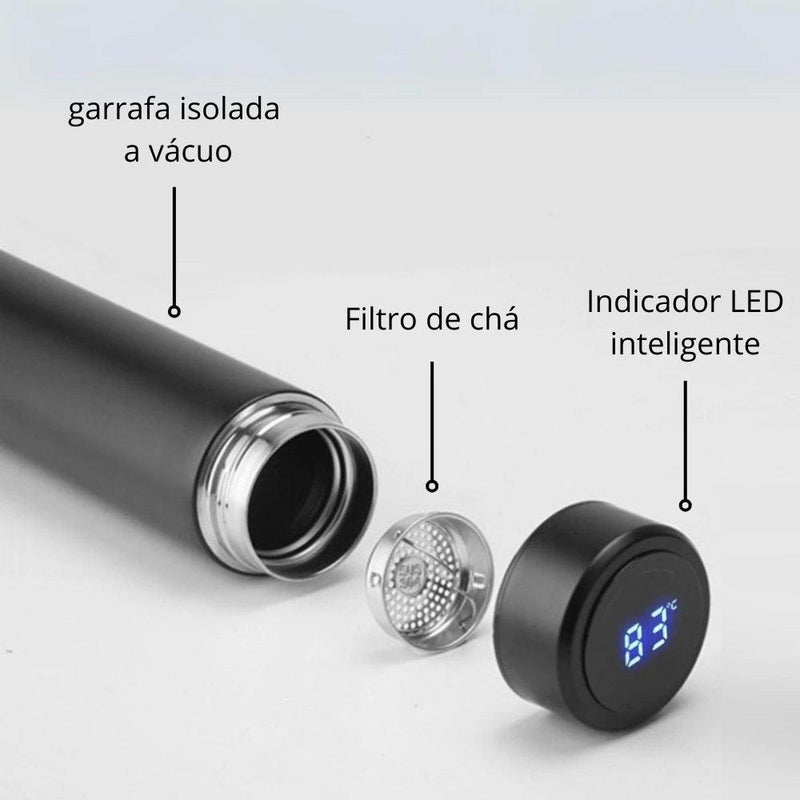 Garrafa Térmica com Display Digital - INFINIX