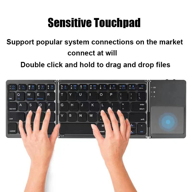 Teclado Dobrável Bluetooth com Touchpad - INFINIX