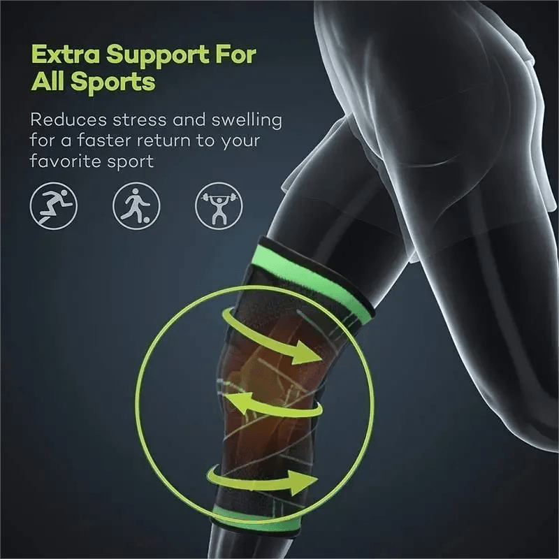 Joelheiras de Compressão Esportiva para Exercícios - INFINIX