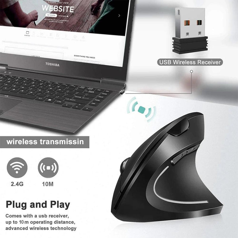 Mouse Ergonômico Wireless PrecisionMaster - INFINIX