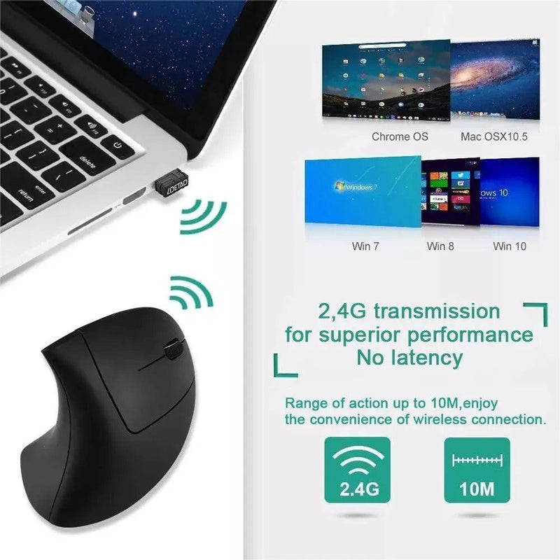 Mouse Ergonômico Wireless PrecisionMaster - INFINIX