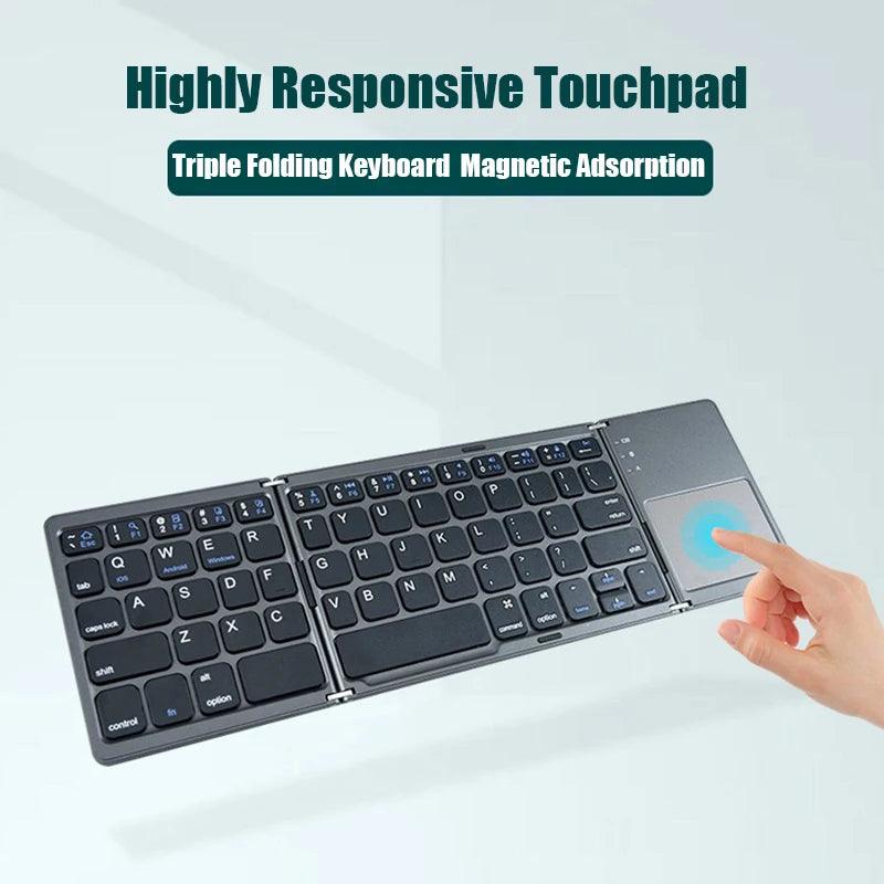 Teclado Dobrável Bluetooth com Touchpad - INFINIX