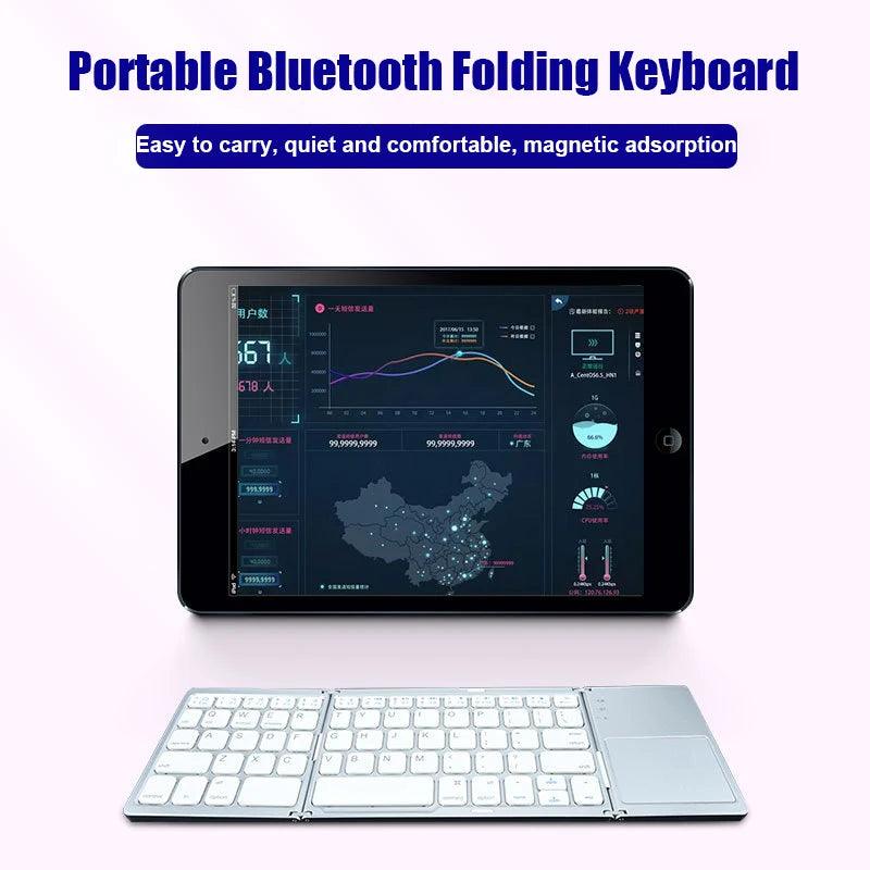 Teclado Dobrável Bluetooth com Touchpad - INFINIX