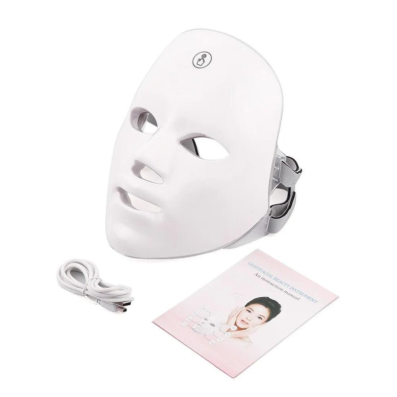 Máscara Facial LED Rejuvenescente LuxeCare - INFINIX