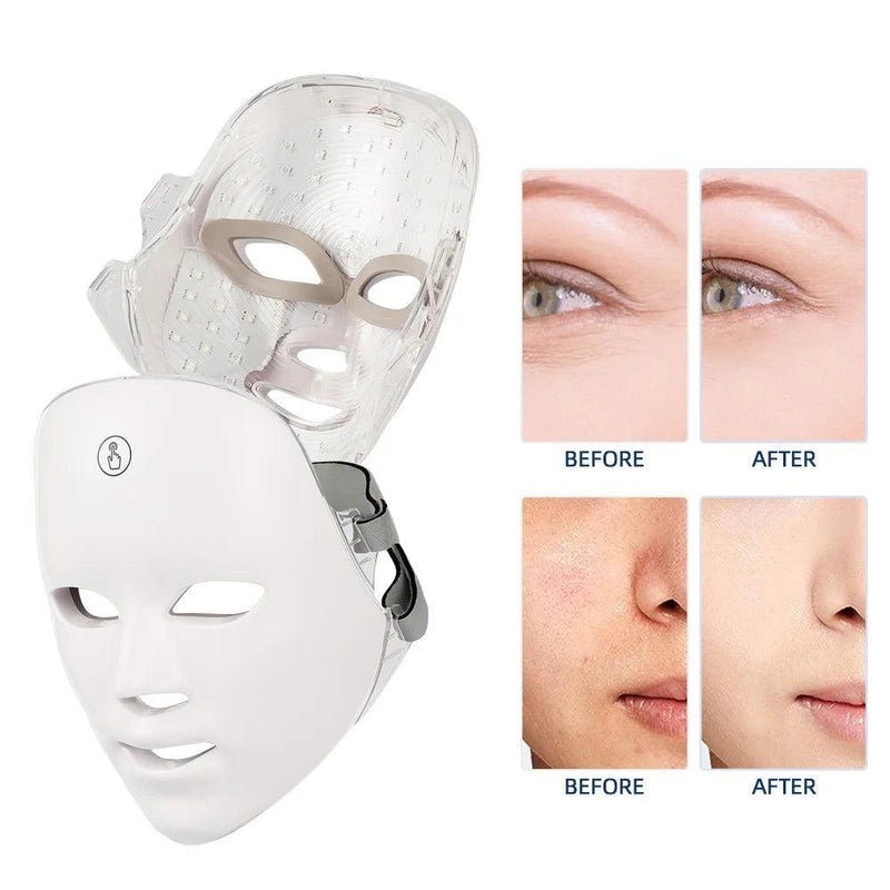 Máscara Facial LED Rejuvenescente LuxeCare - INFINIX